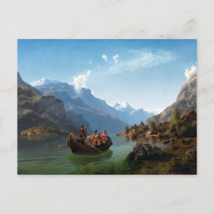 Adolph Tidemand & Hans Gude Bridal Procession Briefkaart