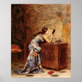 Adolphe Alexandre Lesrel Captivated Poster (Voorkant)