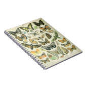 Adolphe Millot Butterflies Pattern-A Notitieboek (Rechterzijde)