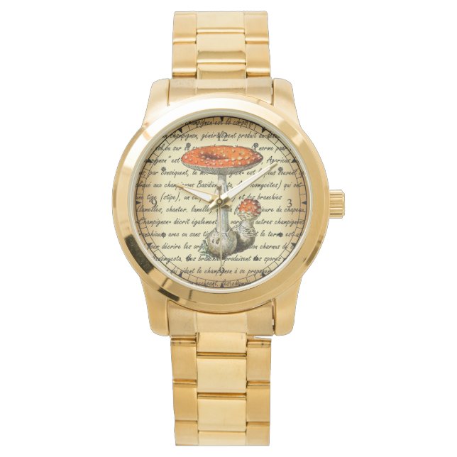 Adolphe Millot ~ Champignons-pour tous-fixate ~ Horloge (Voorkant)