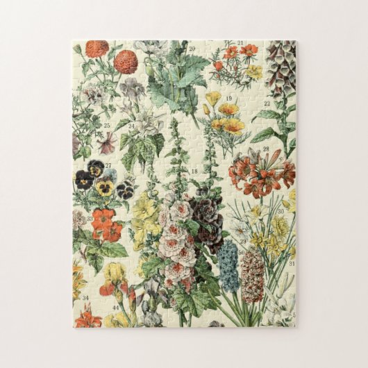 Adolphe Millot Fleurs A Legpuzzel (Verticaal)
