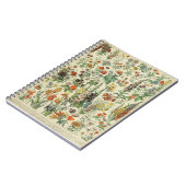 Adolphe Millot Flowers Pattern-A Notitieboek (Linkerzijde)