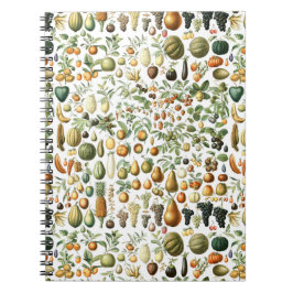 Adolphe Millot Fruit Pattern Notitieboek