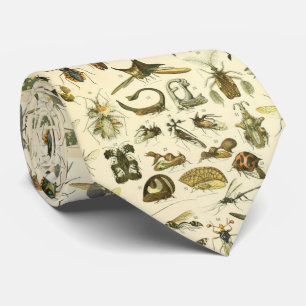 Adolphe Millot origineel - insecten Stropdas