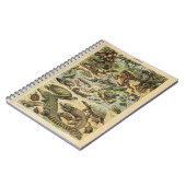Adolphe Millot Reptile Pattern Notitieboek (Linkerzijde)