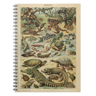 Adolphe Millot Reptile Pattern Notitieboek