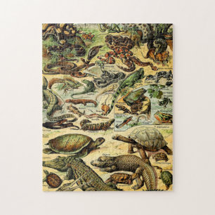 Adolphe Millot Reptiles 2 Puzzle Legpuzzel