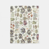 Adolphe Millot Vegetable Pattern Fleece Blanket Deken (Voorkant)