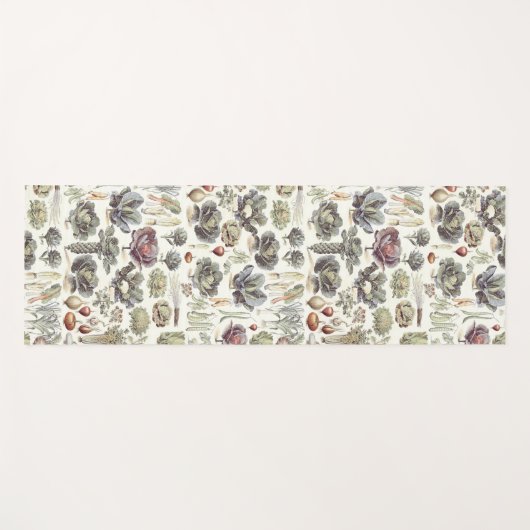 Adolphe Millot Vegetable Pattern Yogamat (Voorkant (horizontaal))