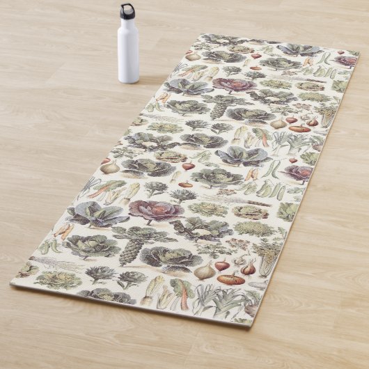Adolphe Millot Vegetable Pattern Yogamat (In situ)