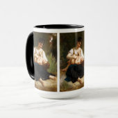 Adolphus Child en Teen van William Bouguereau Mok (Voorkant links)