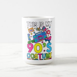 ADOM "90's Costume" Dames Grafische T-Shirt Koffiemok