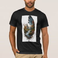 ADOM "Enchanted Feather" T-shirt graphique pour ho