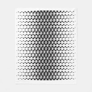 ADOM Geometrische Driehoeken Patroon Dekbed Fleece Deken