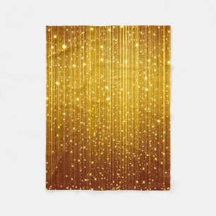 ADOM Gouden Glitter Sparkle Worpdeken Fleece Deken