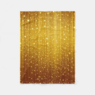 ADOM Gouden Glitter Sparkle Worpdeken Fleece Deken