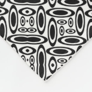 ADOM Ingewikkelde Monochrome Dekbed Fleece Deken