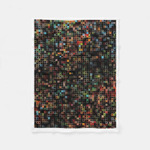 ADOM Kleurrijke Mozaïek Pixel Art Deken