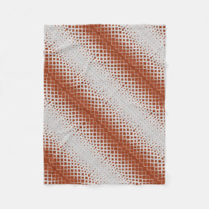 ADOM Oranje Halftone Diagonaal Dekbed Fleece Deken