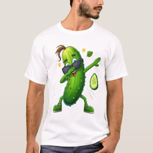 ADOM Premium Dabbing Pickle Grafische Heren T-shir T-shirt