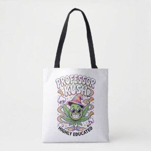 ADOM "Professor Kush" Dames Grafische T-shirt Draagtas