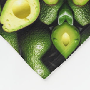ADOM Verse Avocado Patroon Dekbed Fleece Deken