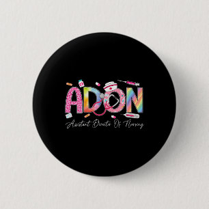 Adon Directeur van Nursing Waardering Ronde Button 5,7 Cm