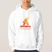 Adonai – Lord and Master Christian Hoodie (Voorkant)