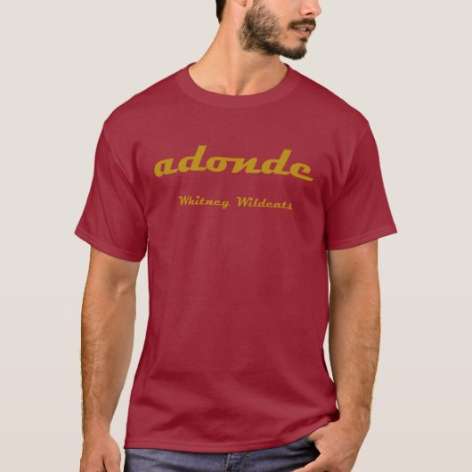 adonde - T-shirt Whitney Wildcats (Devant)