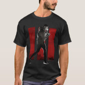 Adonis Creed pose direct aangestuurd op III rood T-shirt (Voorkant)