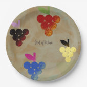 Adonis God van de Wijn Papieren Bordje (Voorkant)