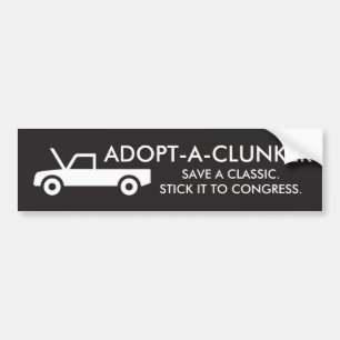 ADOPT-A-CLUNKER BUMPERSTICKER