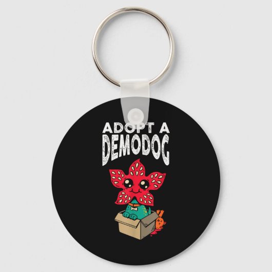 Adopt A Demodog Shirt Kids Women Men Cute Funny Do Sleutelhanger (Voorkant)