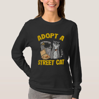 Adopt A Street Cat Raccoon 5 T-shirt