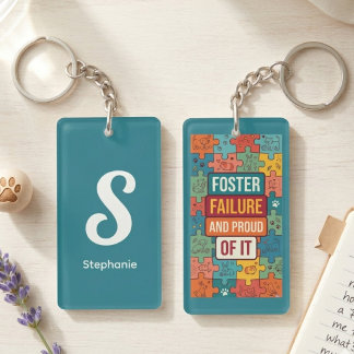 Adopt Don't Shop Rescue Pet Art Sleutelhanger