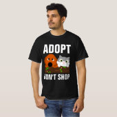 ADOPT DON'T SHOP T-Shirts (Devant entier)