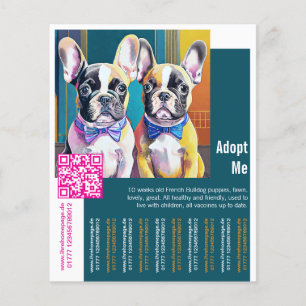 Adopt Me – Flyer voor het herplaatsen van honden