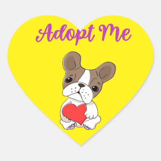 Adopt Me Hart Sticker (Voorkant)