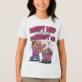 ADOPT ME Tri-Blend SHIRT (Voorkant)