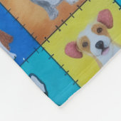 Adopted Dog Fleece Blanket 30" x 40" (Hoek)