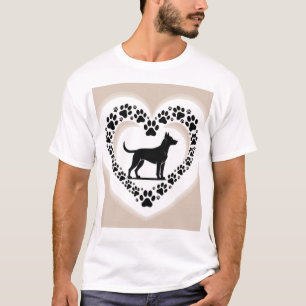 Adopted Don't Shop Reddingshemd - Heart Paw Tee T-shirt