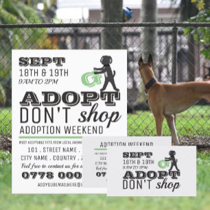 Adopteer Don't Shop, Advertentie voor huisdierenad Flyer