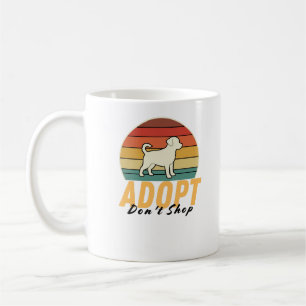 Adopteer Don't Shop Dog - Rescue Pet Loves Koffiemok