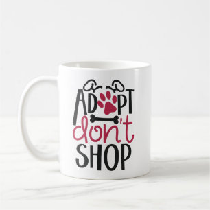 Adopteer Dont Shop Red Animal Rescue Awareness Koffiemok