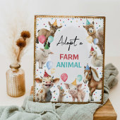 Adopteer een Boerderij Animal Barnyard Birthday Bo Poster