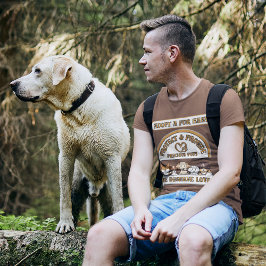 Adopteer een bont Baby Zorg & Bescherm Dierenliefd T-shirt