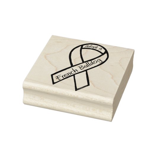 Adopteer een Franse buldog Rubberstempel (Stempel)