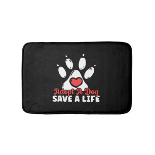 Adopteer een hond Save A Life Animal Rights Honden Badmat