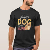 Adopteer een hond Save A Life Rescue Pekingese T-shirt (Voorkant)