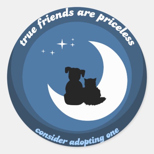 Adopteer een huisdier stickers (Voorkant)